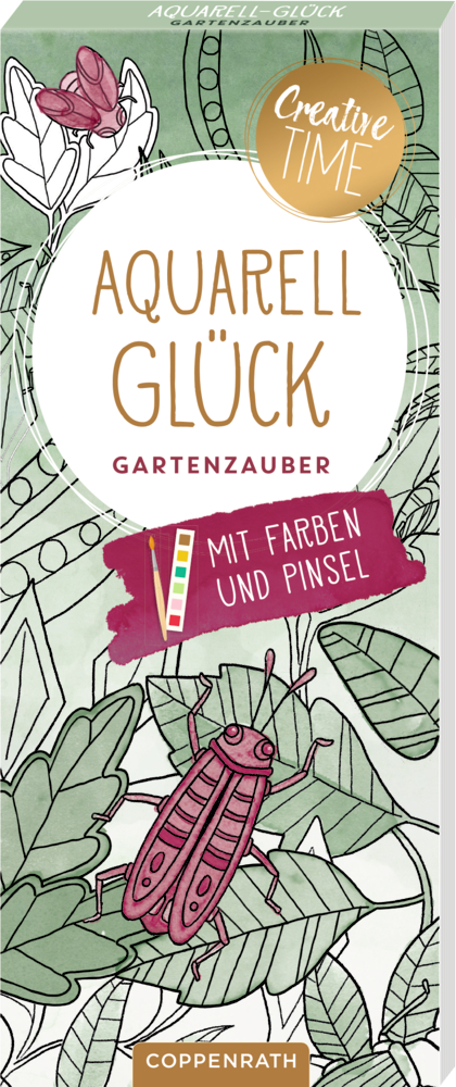 Aquarell-Glück Gartenzauber - Creative Time