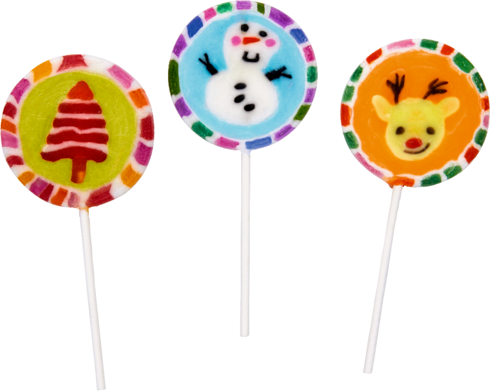 Weihnachts-Lollies - Winterzauber im Weihnachtswald