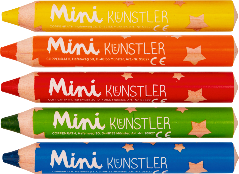 Meine superdicken 3-in-1-Buntstifte - Mini-Künstler