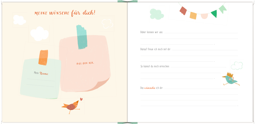 Gästebuch: Babys erstes Gästebuch - Wünsche an dich