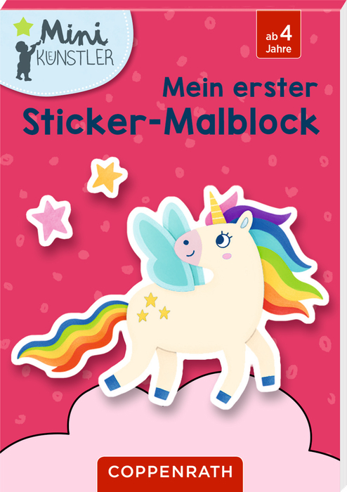 Meine ersten Stickerbilder "Einhörner/Dinosaurier/Tiere/Fahrzeuge"