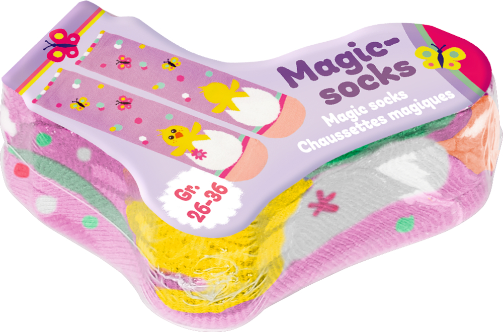 rosa, Magic Socks - Fröhliche Ostern