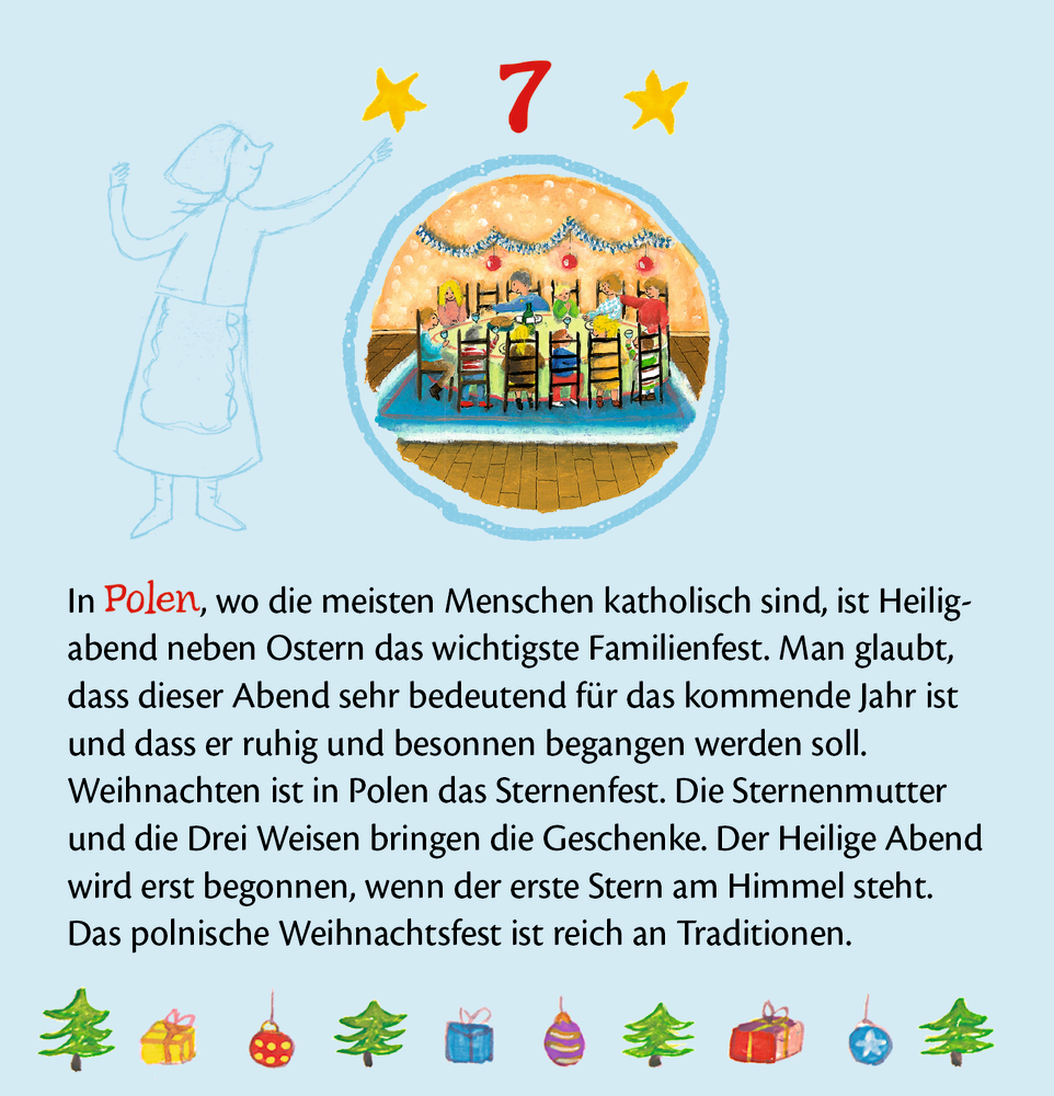 Weihnachten bei den Kindern der Welt, Zettel-Adventskalender