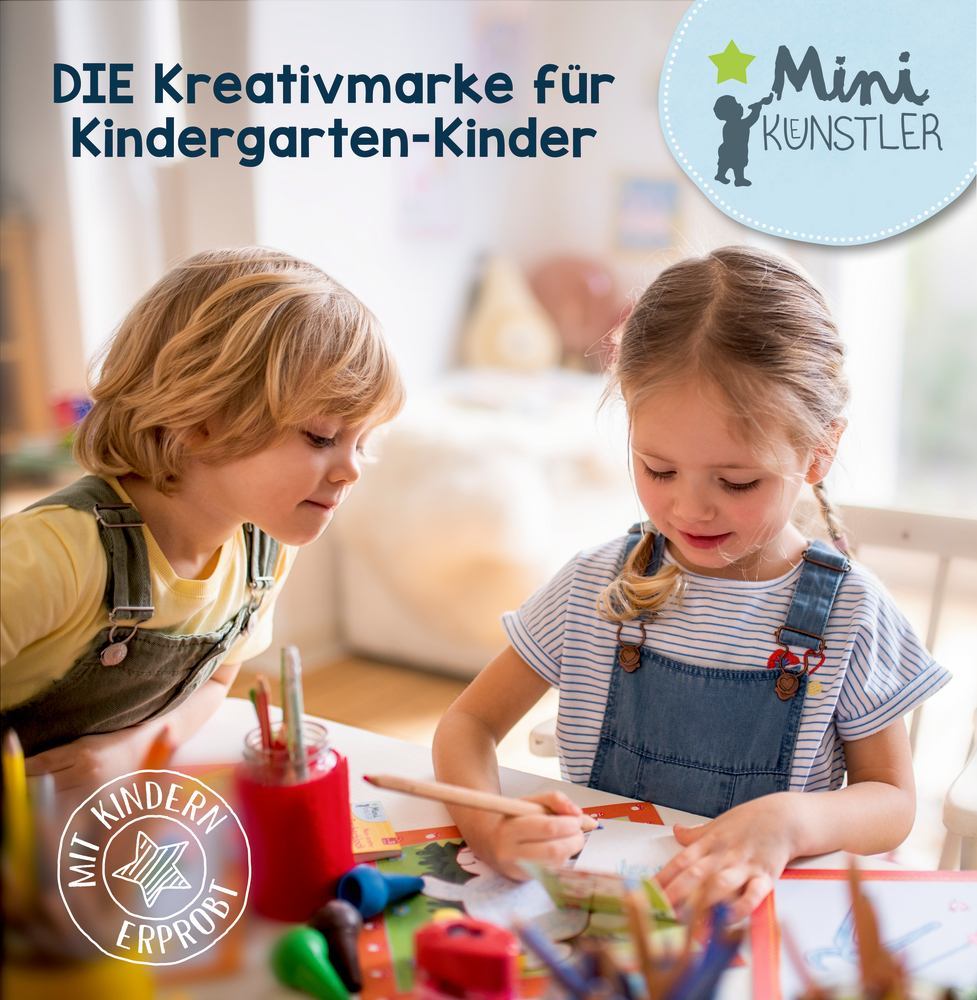 Mein erstes Sticker-Malbuch: Lieblingstiere - Mini-Künstler