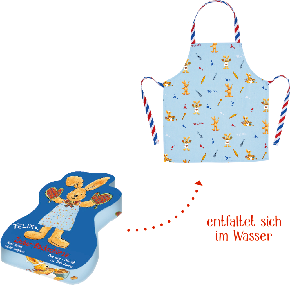 Zauber-Backschürze (one size/3-5 J.) - Felix