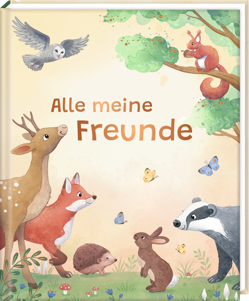 Freundebuch: Waldtiere - Alle meine Freunde