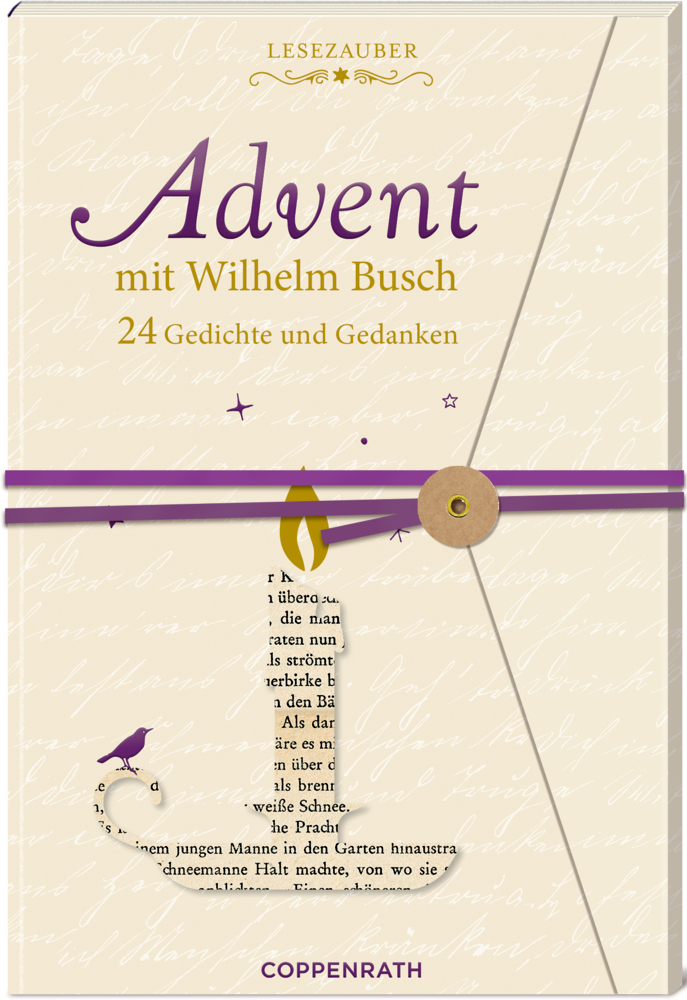 Lesezauber: Advent mit Wilhelm Busch, Briefbuch zum Aufschneiden