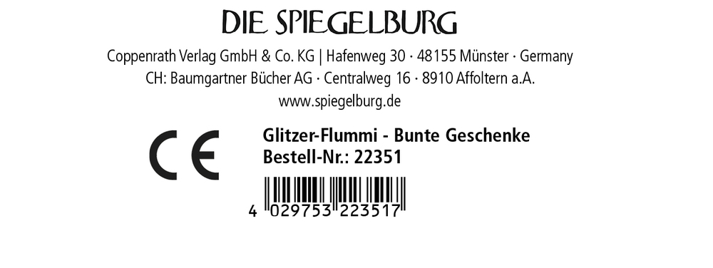 Glitzer-Flummi - Bunte Geschenke