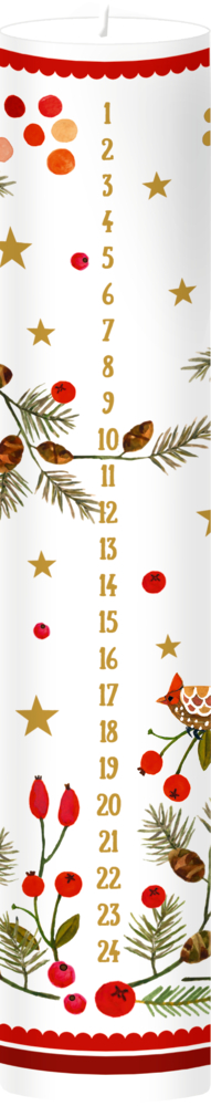 O du schöner Advent!, Große Adventskalender-Kerze