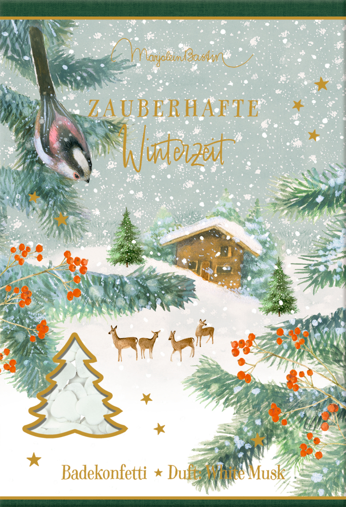 Badekonfetti Zauberhafter Winterwald - M. Bastin