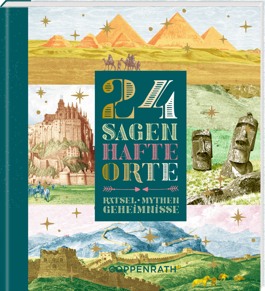 24 sagenhafte Orte, Adventskalenderbuch zum Aufschneiden