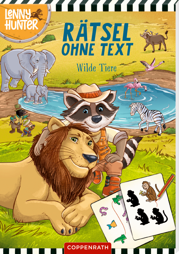 Rätsel ohne Text: Wilde Tiere - Lenny Hunter