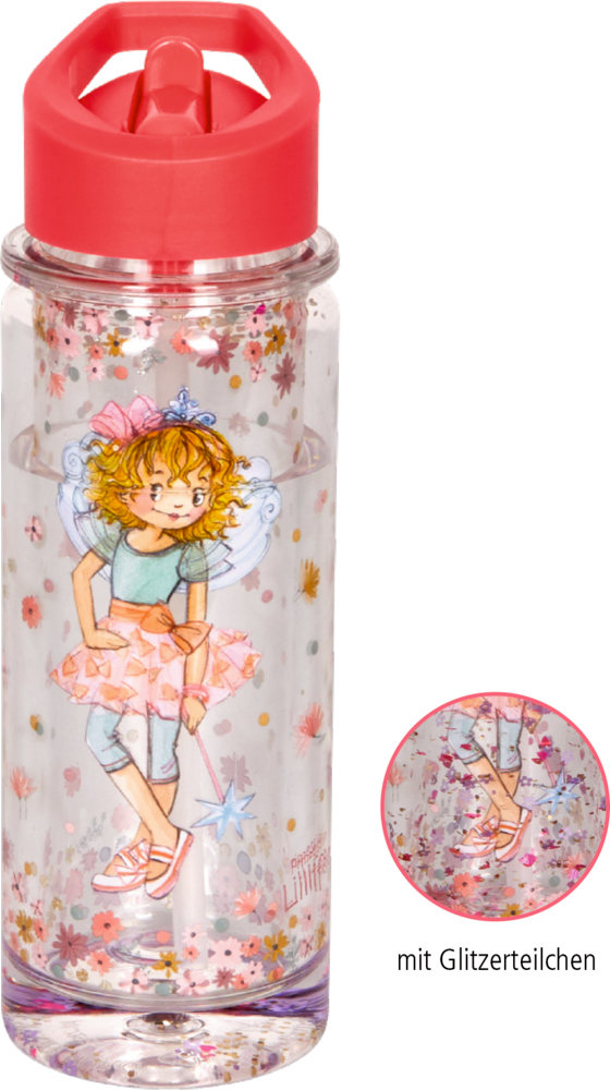 Glitzer-Trinkflasche (ca. 0,3 l) - Prinzessin Lillifee