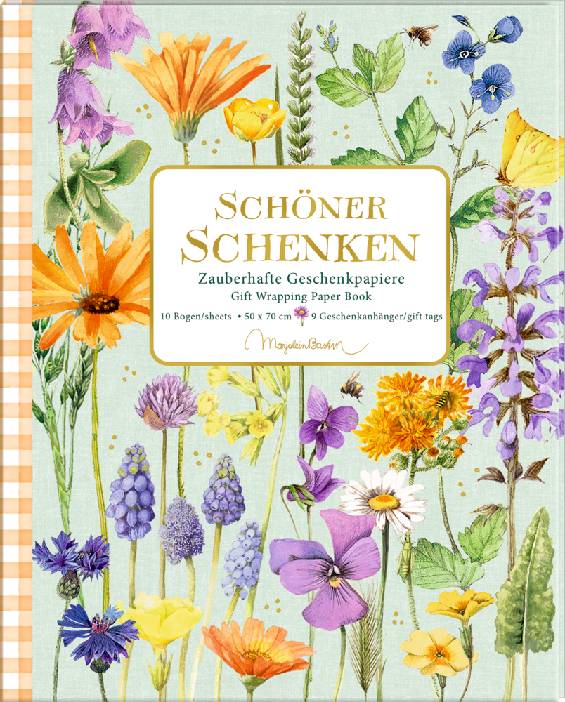 Geschenkpapier-Buch - Schöner schenken "Zauberhafte Geschenkpapiere" (M.Bastin)