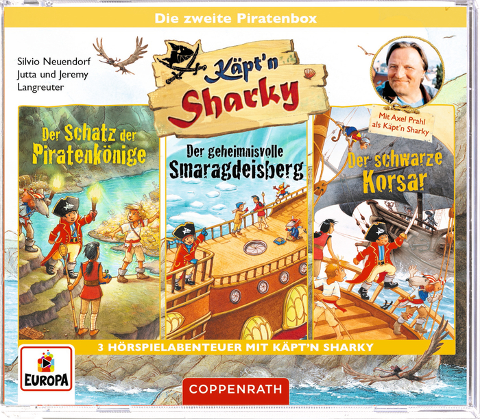 CD-Hörspiel: Käpt'n Sharky – Die zweite Piratenbox (3 CDs)