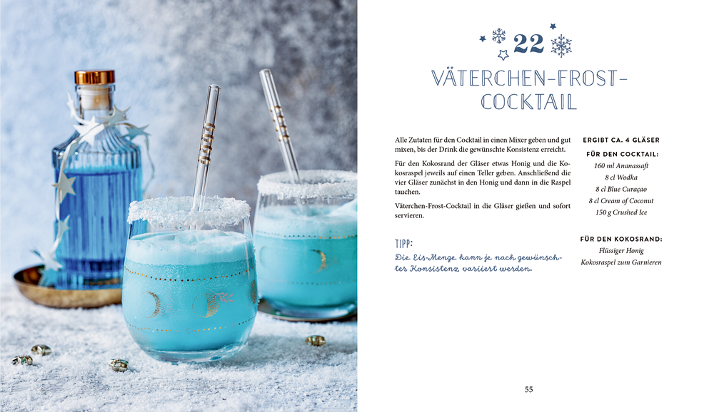 24 Drinks bis Weihnachten - Ein kulinarischer Adventskalender für Erwachsene