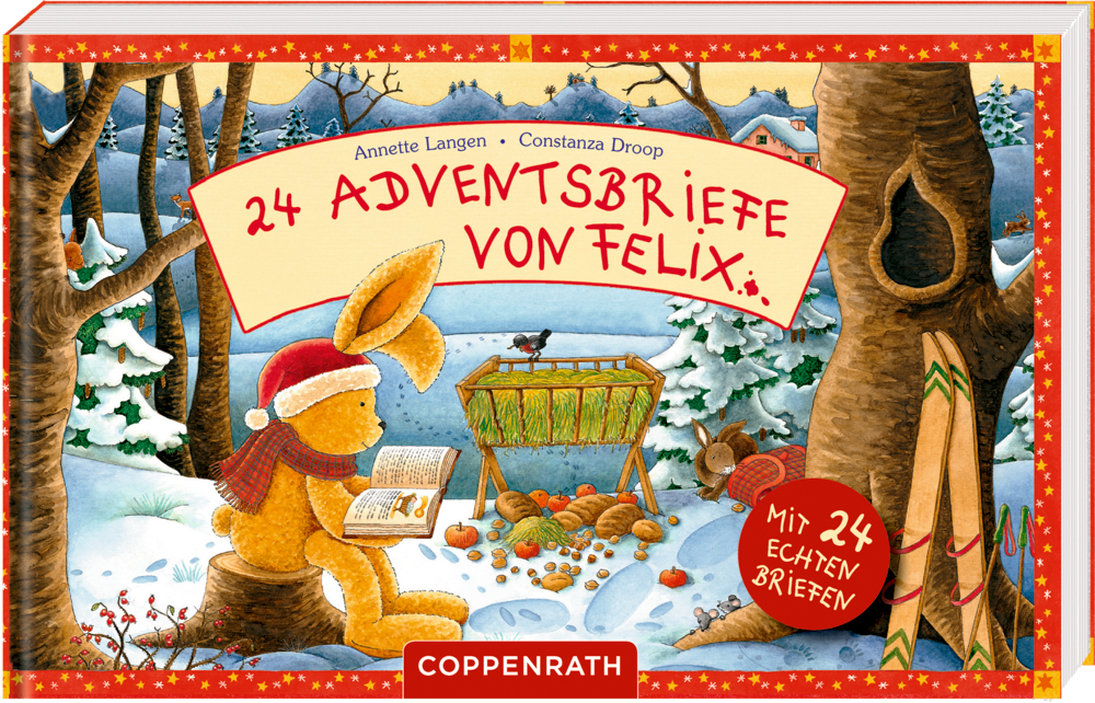 Briefbuch: 24 Adventsbriefe von Felix - mit 24 echten Briefen