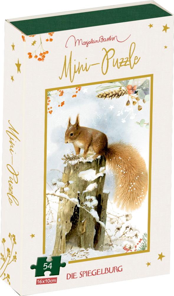 Mini-Puzzle Zauberhafter Winterwald - M.Bastin