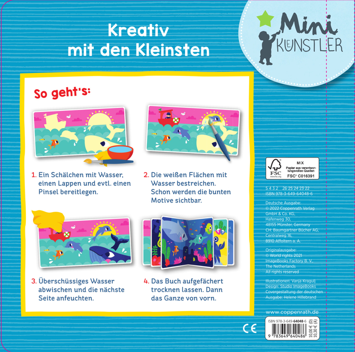 Mein allererstes Zauber-Malbuch: Im Meer (Mini-Künstler)