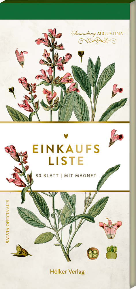 Einkaufsliste - Wildkräuter (Küchenpapeterie/AUGUSTINA)