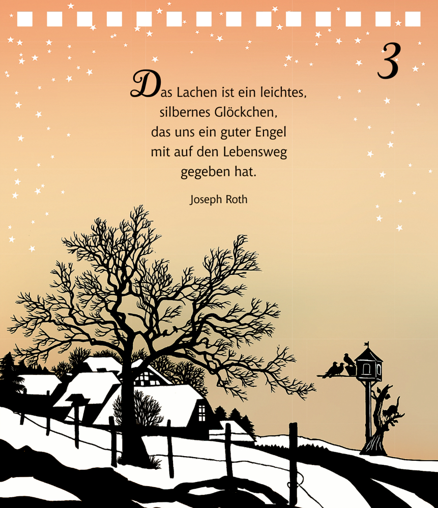 Die allerschönste Zeit ist da!, Tisch-Adventskalender (Behr)