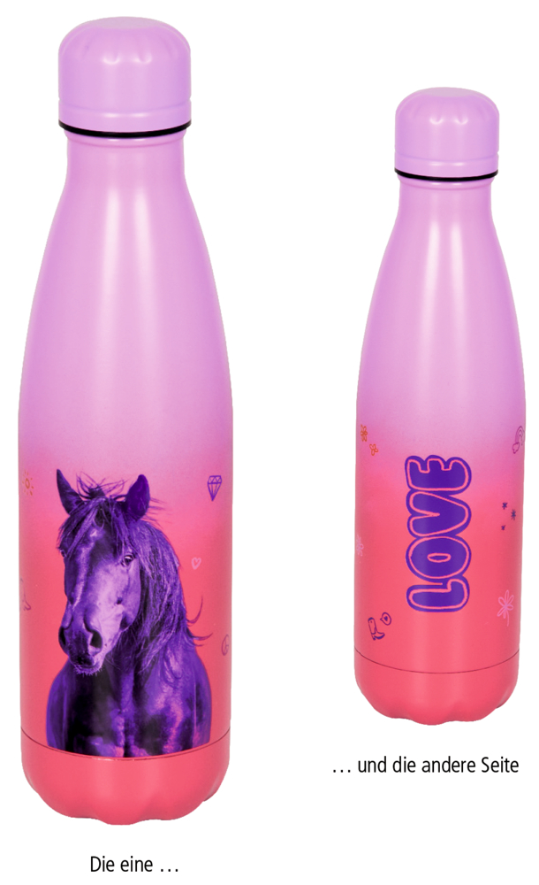 Isolierflasche Love (ca.0,5 l) - I LOVE HORSES