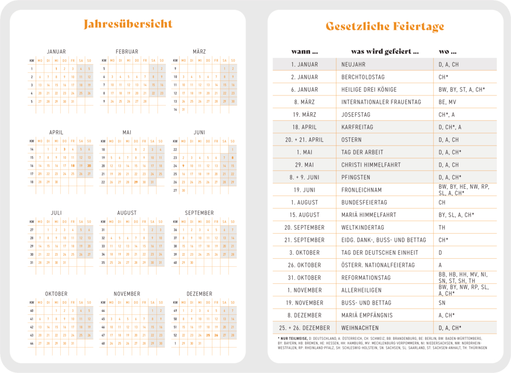 Großer Wochenkalender: 3 Minuten Tagebuch 2025 - Streifen rosa (I love my paradise)