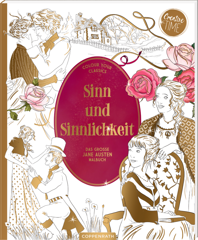 Sinn & Sinnlichkeit - Das große Jane-Austen-Malbuch (Creative Time)