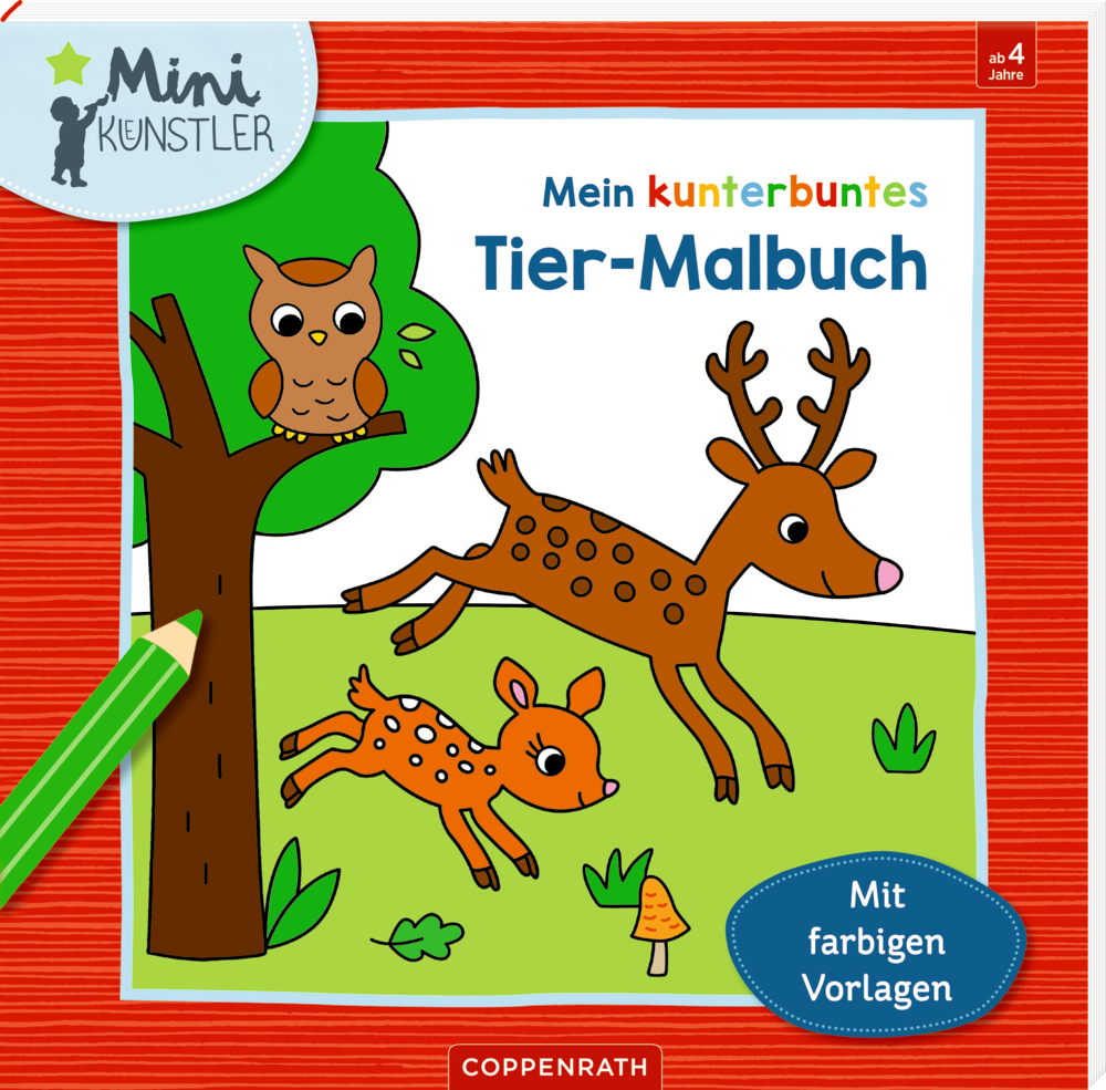 Mein kunterbuntes Tier-Malbuch (Mini-Künstler)