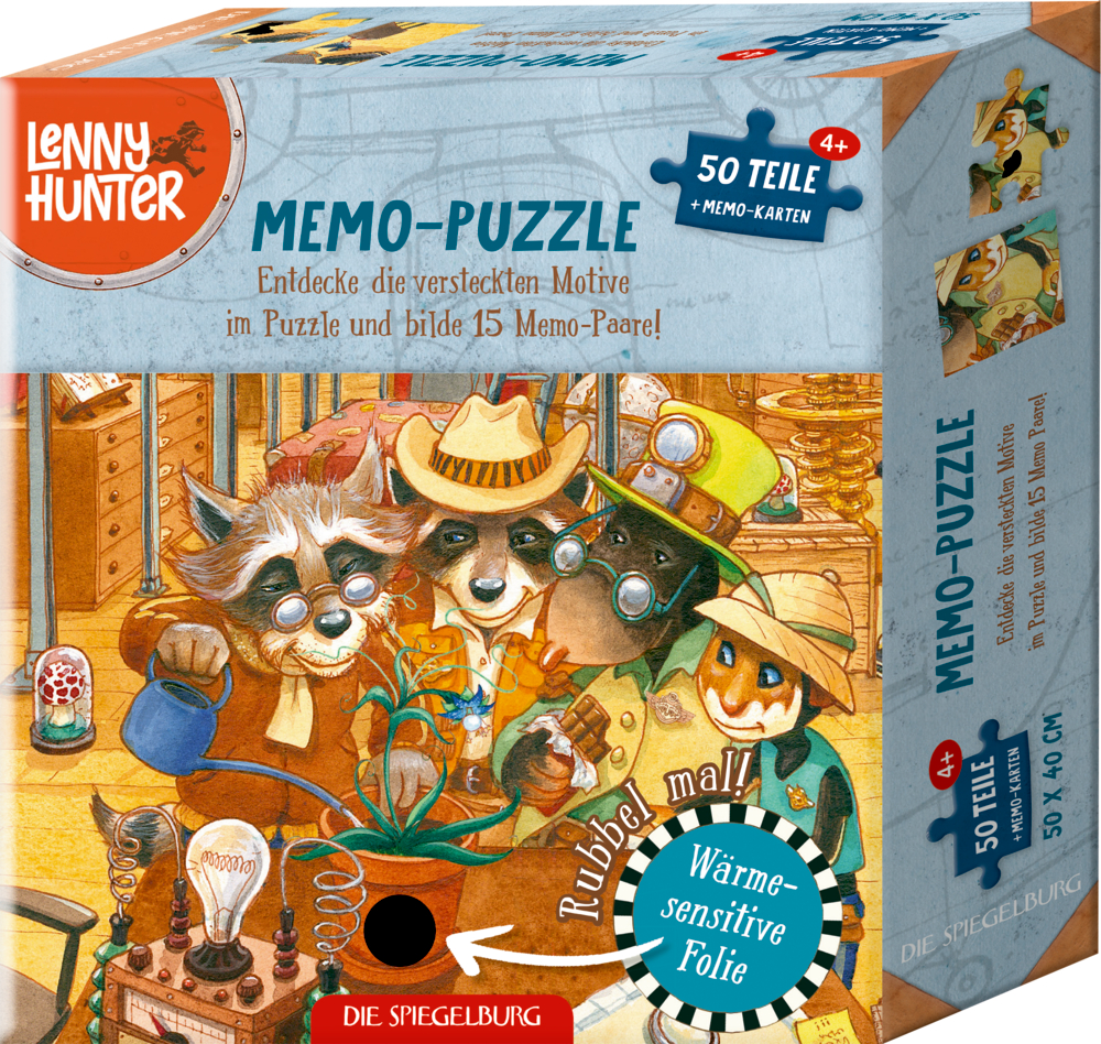 Memo-Puzzle Mondblume - Lenny Hunter (50 Teile)