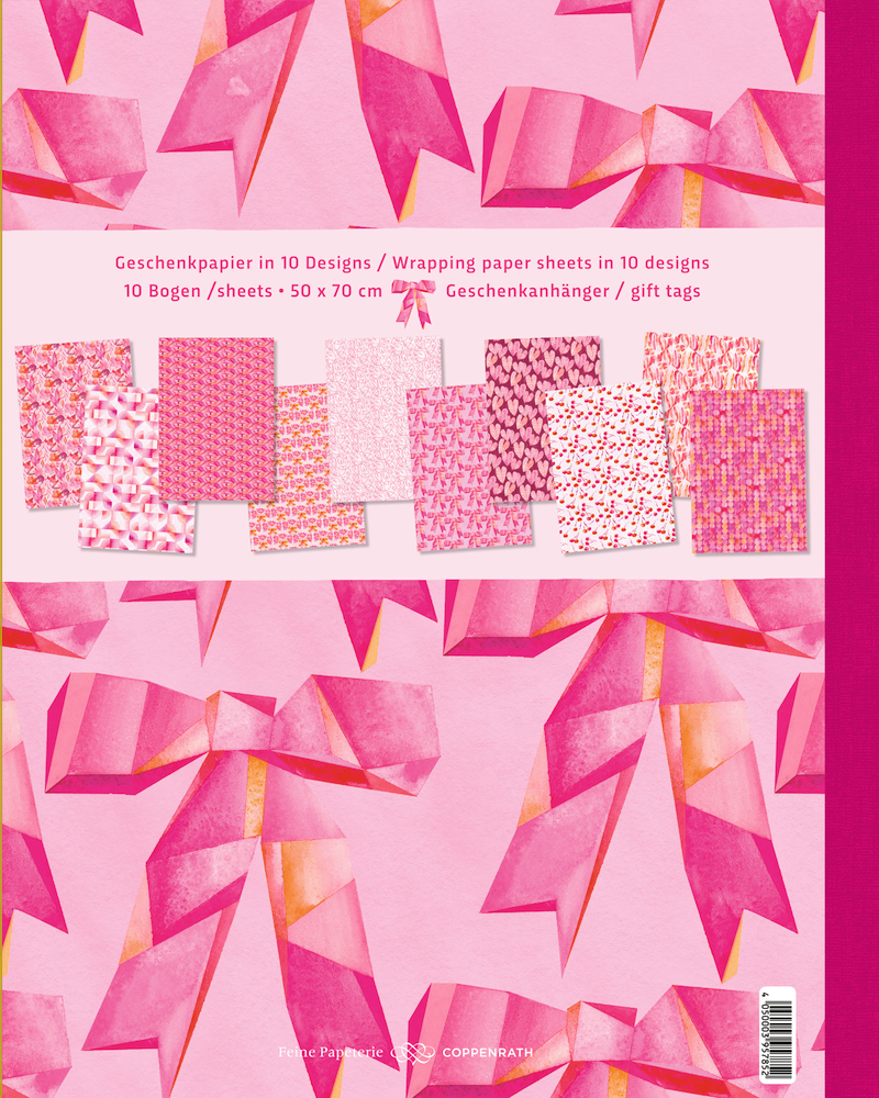 Geschenkpapier-Buch: Schöner schenken - All about pink