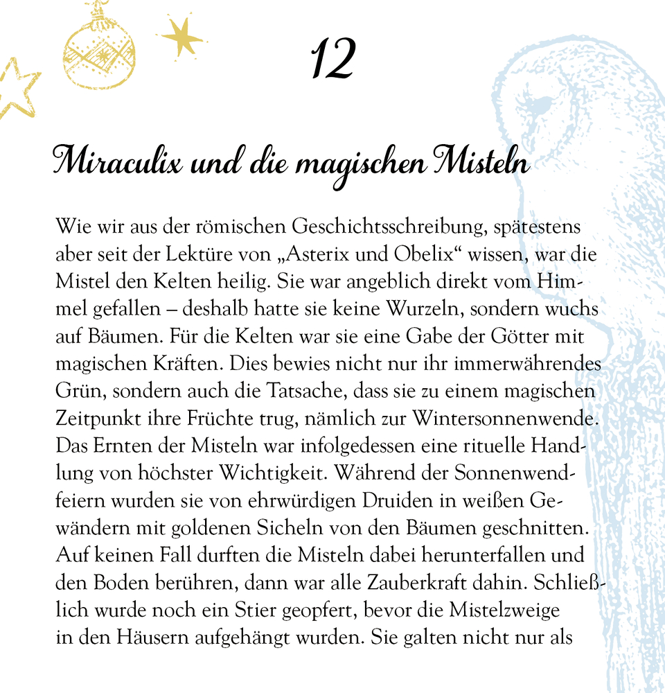 Magie und Mythos der Winter-Weihnacht, Zettel-Adventskalender