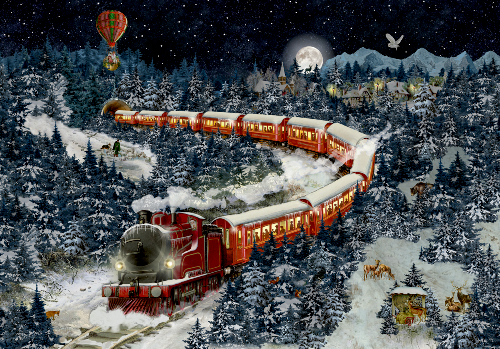 Weihnachtsexpress, Puzzle-Adventskalender (Behr)