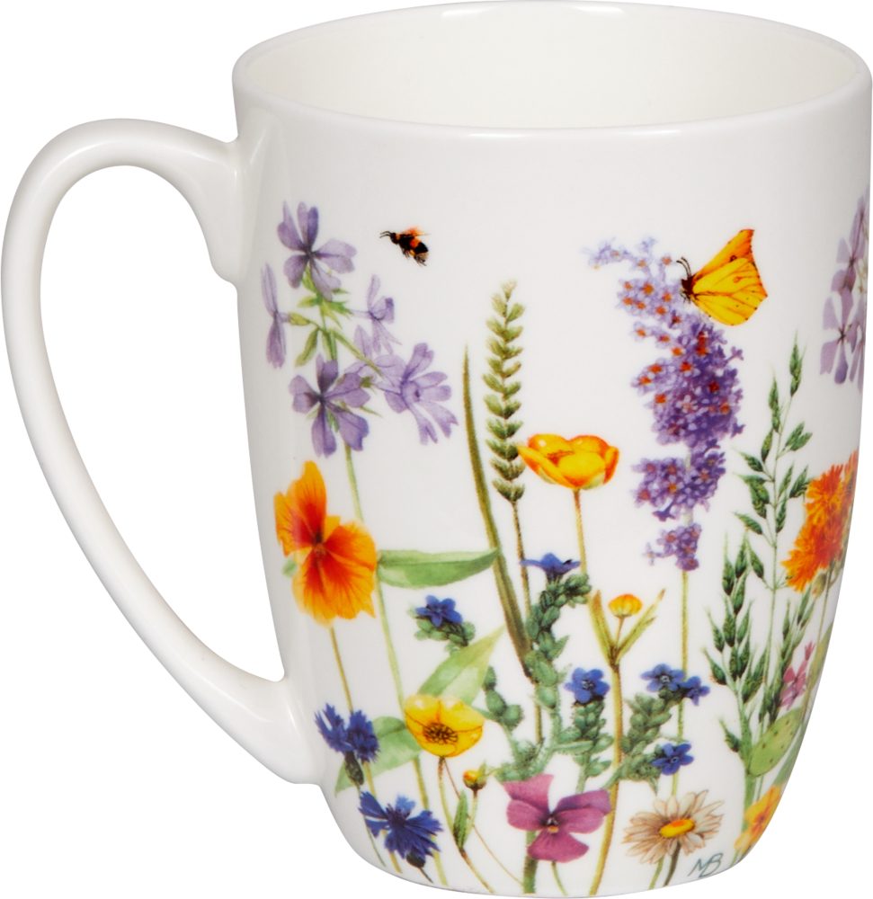 Porzellan-Tasse "Blumengruß" GartenLiebe - M. Bastin