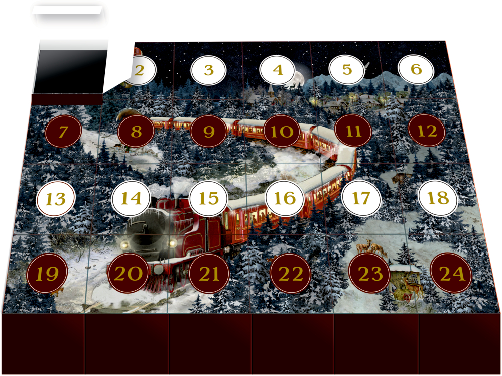 Weihnachtsexpress, Puzzle-Adventskalender (Behr)