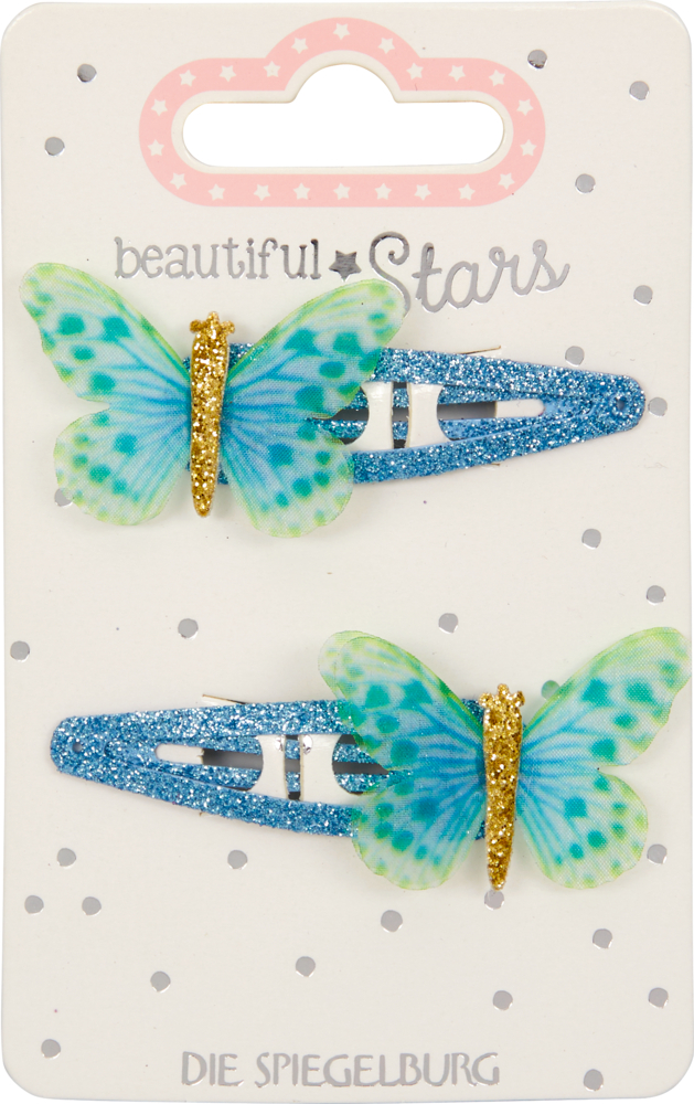 Haarclips Schmetterling no.2 - beautiful Stars