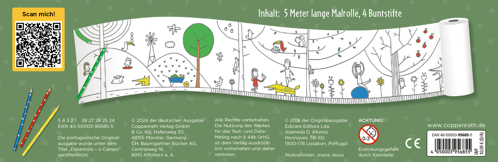 Meine erste Malrolle - Natur & Tiere (Mini-Künstler)