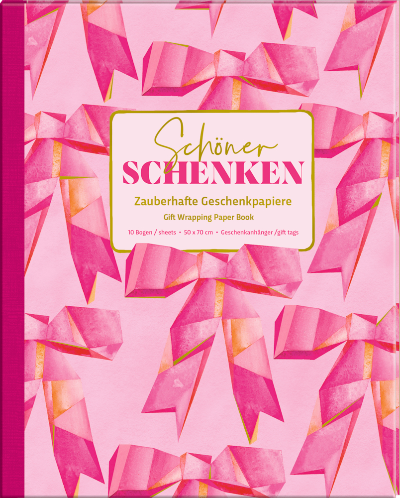 Geschenkpapier-Buch: Schöner schenken - All about pink