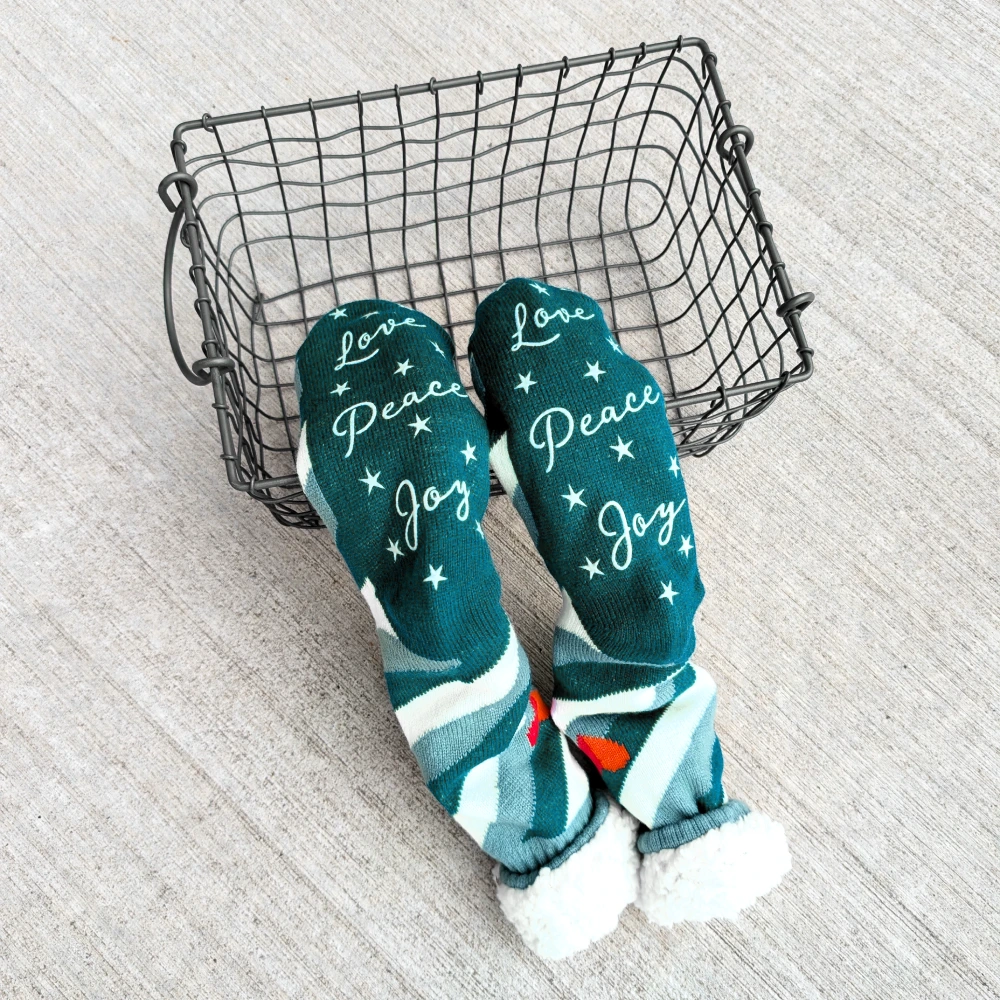 Kuschelsocken mit Anti-Rutsch-Sohle - Cozy Christmas (one size/Gr.36-41)