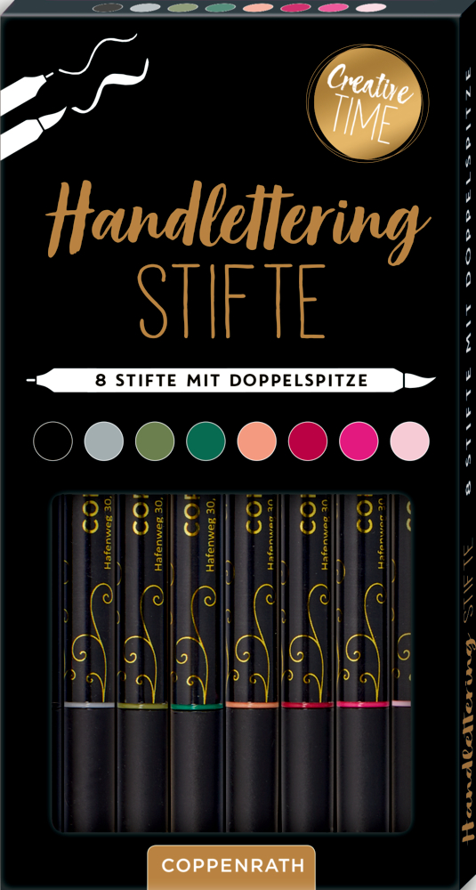 Handlettering-Doppelfaserstifte - Creative Time