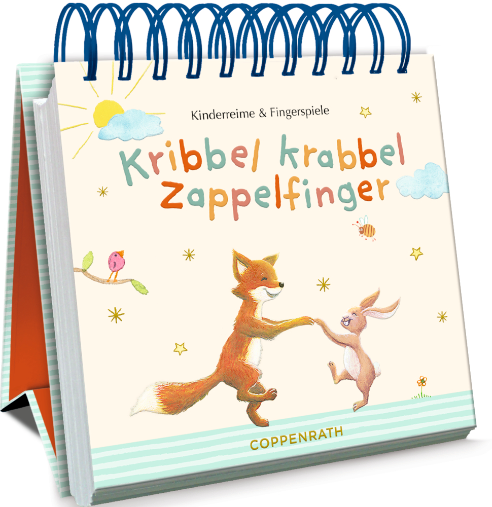 Kleines Spiralaufstellbuch: Kribbel krabbel Zappelfinger