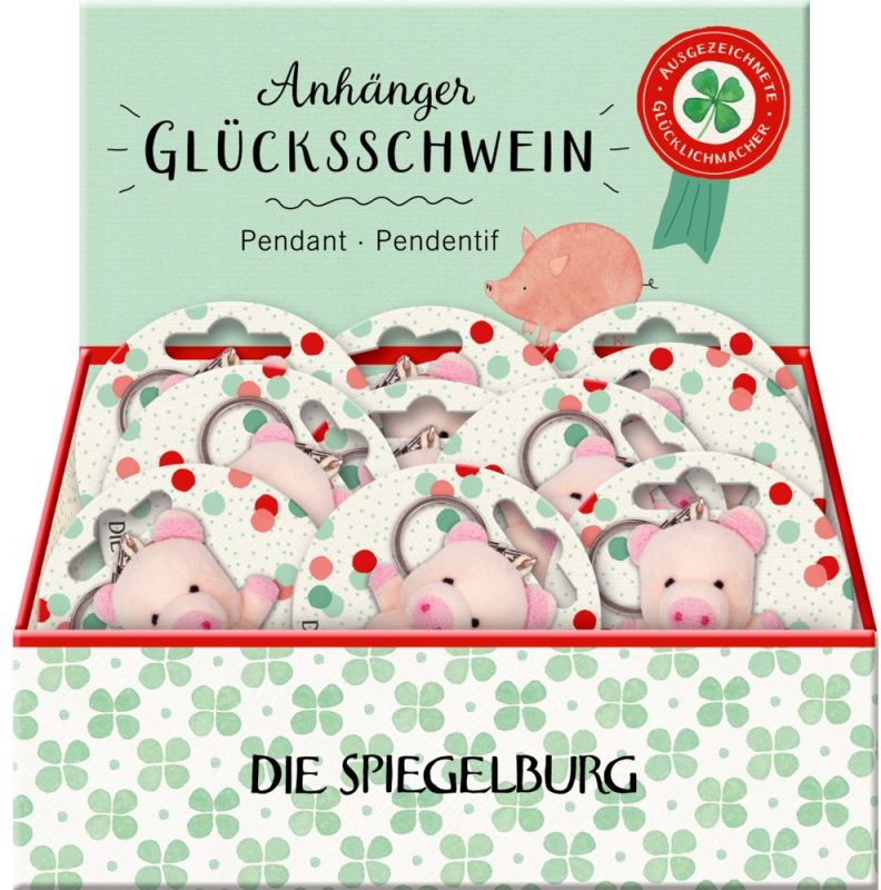 Anhänger Glücksschwein (Plüsch) Viel Glück | 17630